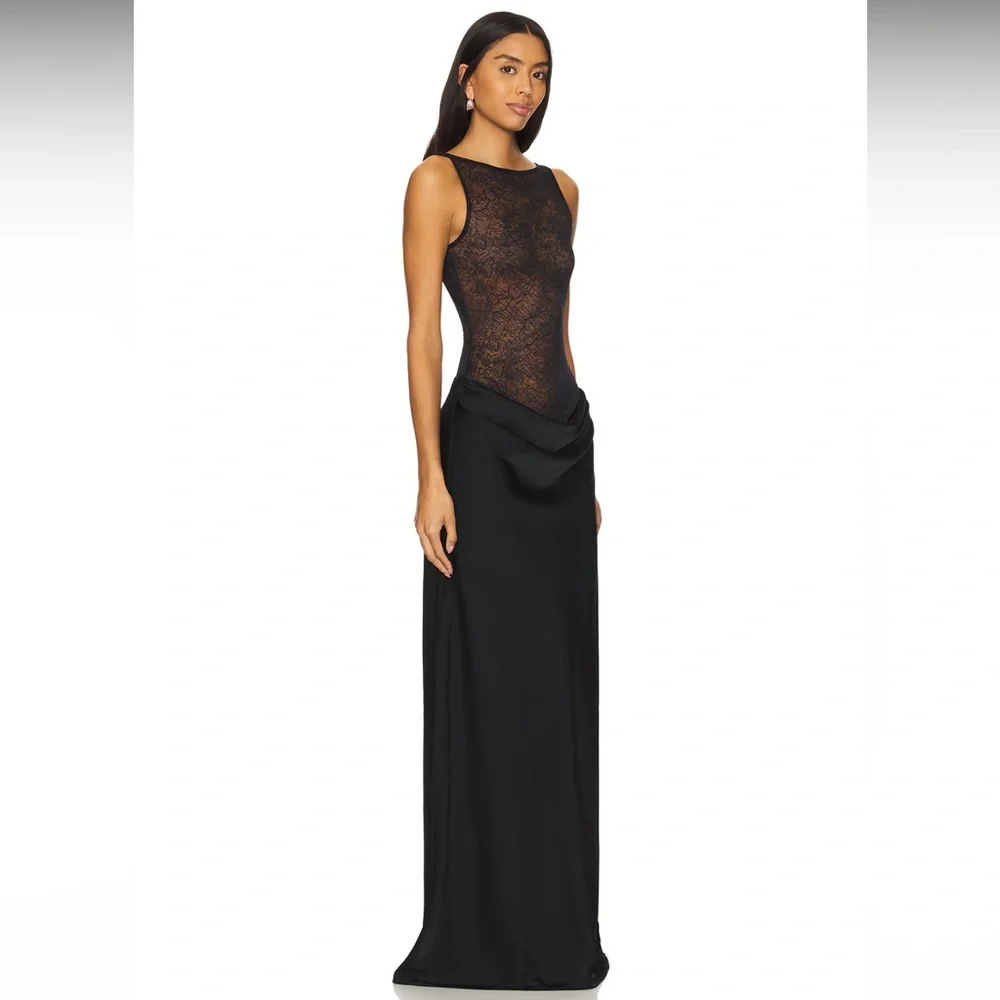 NWOT! NBD Betty Gown in Black - Picture 2 of 5
